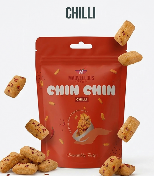 Chin Chin Snacks - Delicious, Soft & Crunchy 60g packs of 12