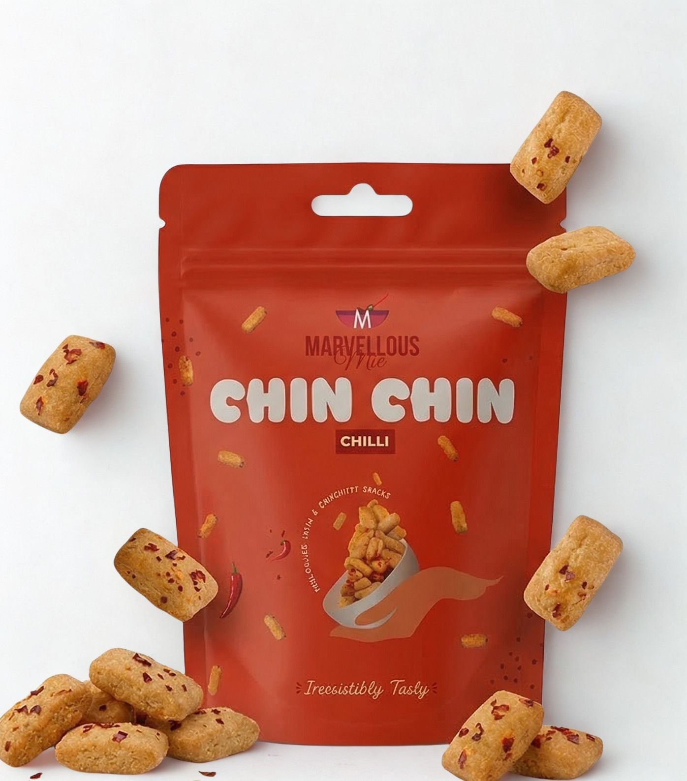 Chin Chin Snacks - Delicious, Soft & Crunchy 60g packs of 12